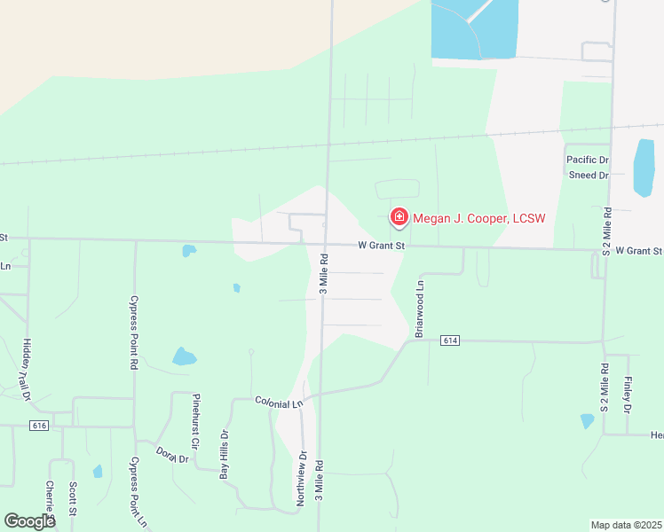 map of restaurants, bars, coffee shops, grocery stores, and more near 15261 Edgewood Drive in Dexter