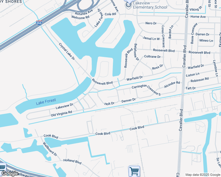map of restaurants, bars, coffee shops, grocery stores, and more near 1400 Gort Court in Portsmouth