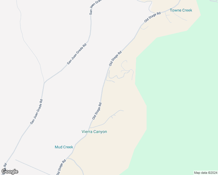 map of restaurants, bars, coffee shops, grocery stores, and more near 169 Old Stage Road in Salinas