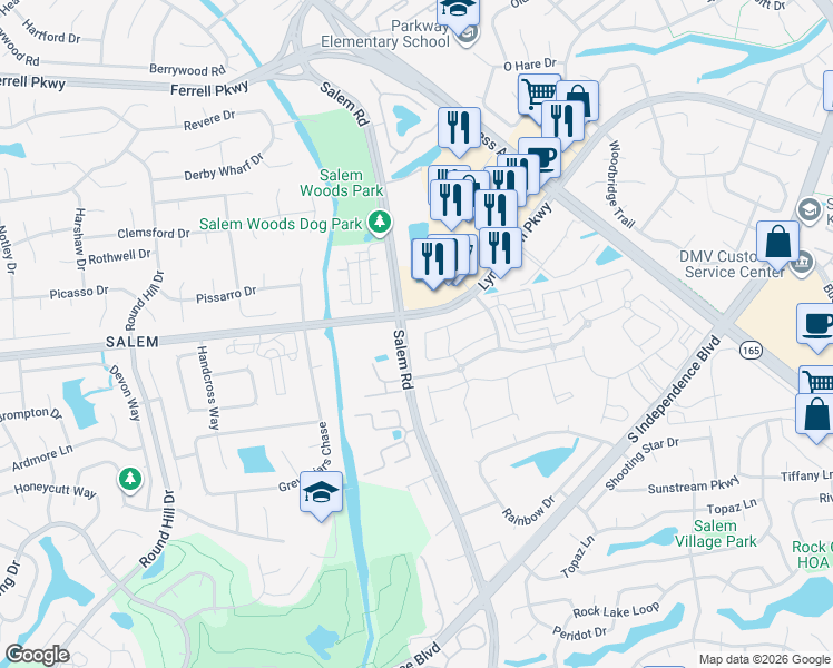 map of restaurants, bars, coffee shops, grocery stores, and more near in Virginia Beach