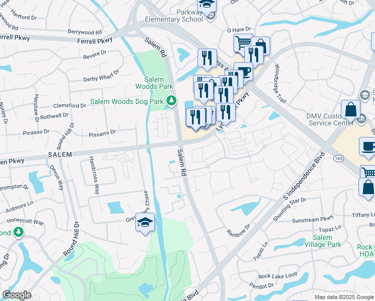 map of restaurants, bars, coffee shops, grocery stores, and more near in Virginia Beach