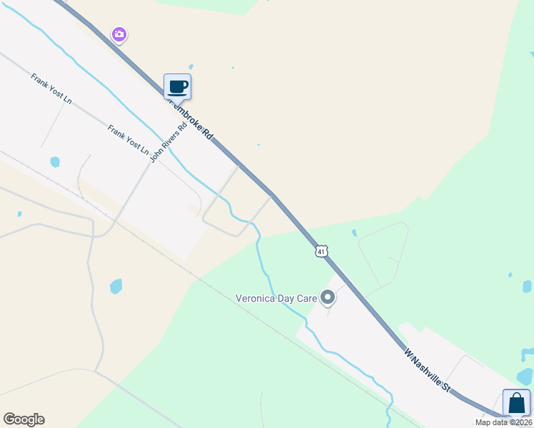 map of restaurants, bars, coffee shops, grocery stores, and more near 7777 Pembroke Road in Pembroke