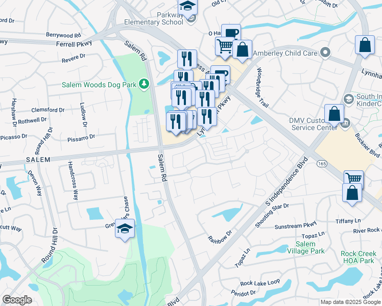map of restaurants, bars, coffee shops, grocery stores, and more near 4233 Turnworth Arch in Virginia Beach
