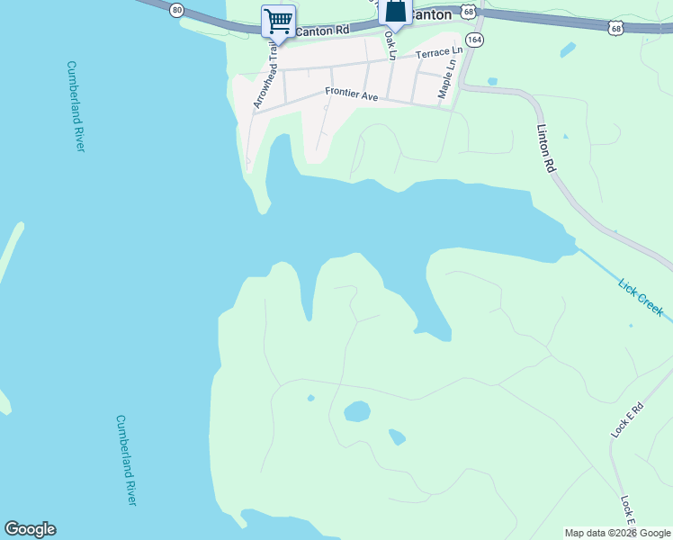 map of restaurants, bars, coffee shops, grocery stores, and more near 373 Sassafrass Road in Cadiz