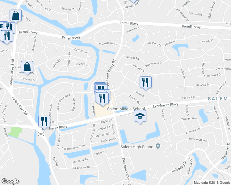 map of restaurants, bars, coffee shops, grocery stores, and more near 1618 High Plains Drive in Virginia Beach