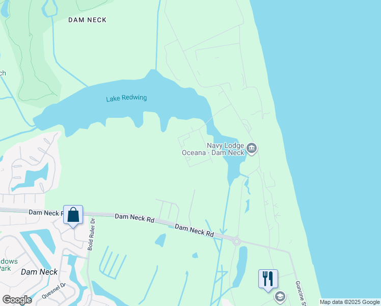 map of restaurants, bars, coffee shops, grocery stores, and more near in Virginia Beach