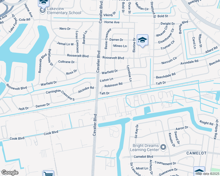 map of restaurants, bars, coffee shops, grocery stores, and more near 1010 Taft Drive in Portsmouth
