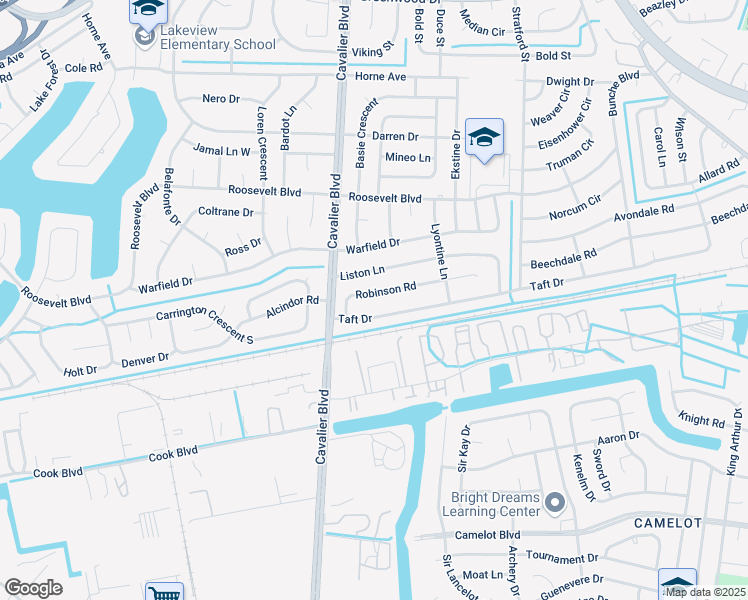 map of restaurants, bars, coffee shops, grocery stores, and more near 1010 Taft Drive in Portsmouth