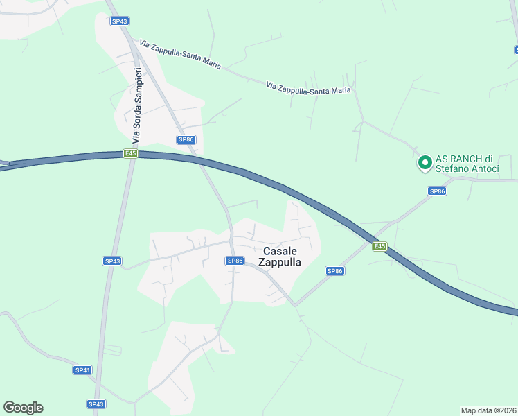 map of restaurants, bars, coffee shops, grocery stores, and more near 1a Via Vanella 39 in Zappulla