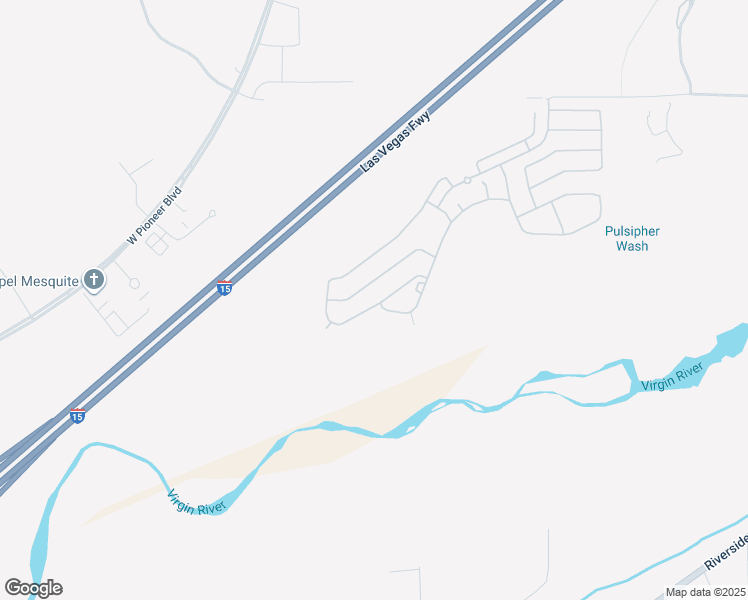 map of restaurants, bars, coffee shops, grocery stores, and more near 1394 Cathedral Canyon Drive in Mesquite