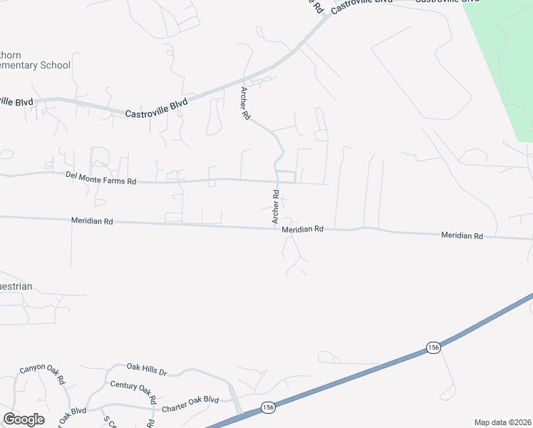 map of restaurants, bars, coffee shops, grocery stores, and more near 8842 Archer Road in Salinas