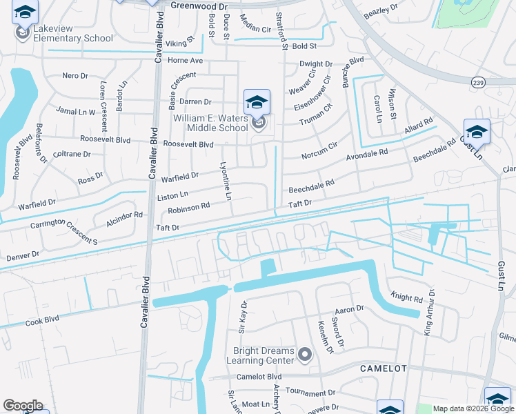 map of restaurants, bars, coffee shops, grocery stores, and more near 811 Taft Drive in Portsmouth