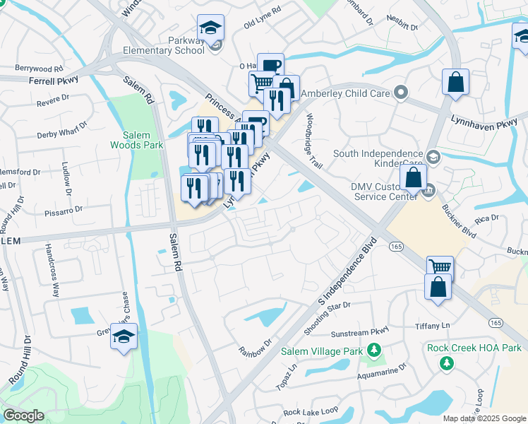 map of restaurants, bars, coffee shops, grocery stores, and more near 4012 Clarendon Way in Virginia Beach
