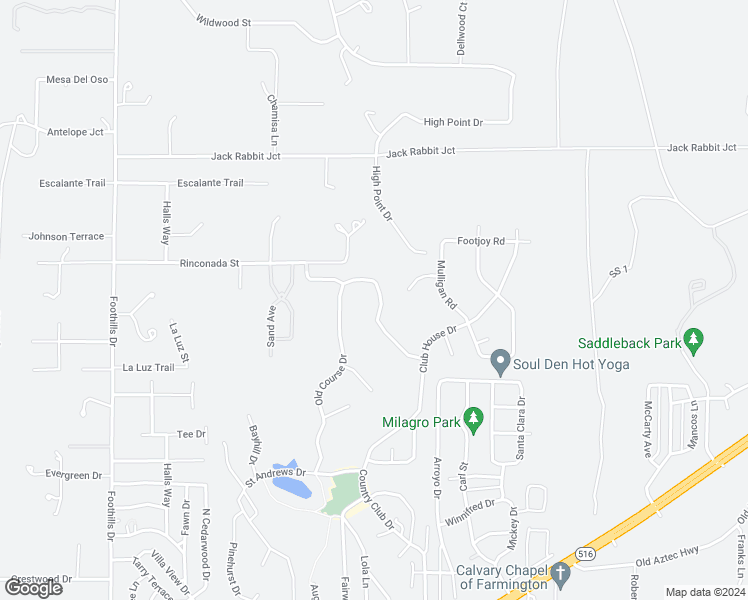 map of restaurants, bars, coffee shops, grocery stores, and more near 6441 Hawk Eye Street in Farmington