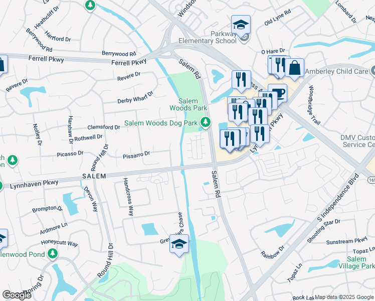 map of restaurants, bars, coffee shops, grocery stores, and more near 4409 Lakeville Ct in Virginia Beach