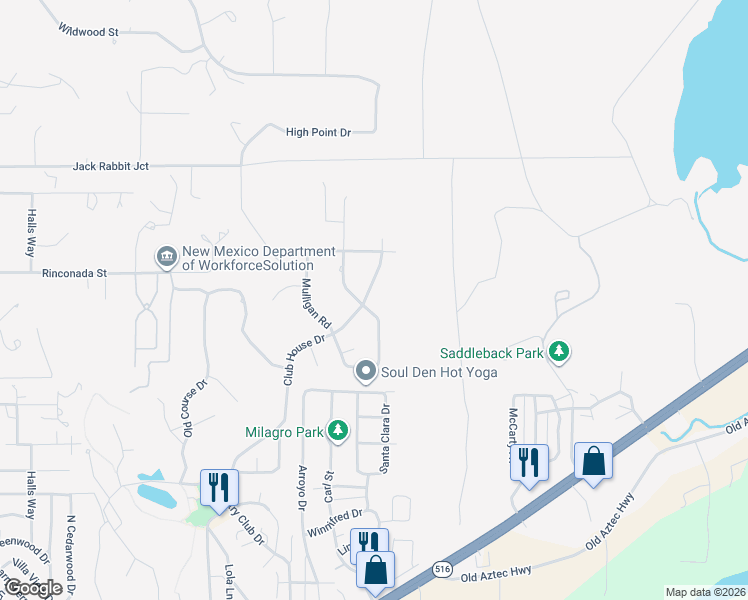 map of restaurants, bars, coffee shops, grocery stores, and more near 6467 Castle Rock Circle in Farmington