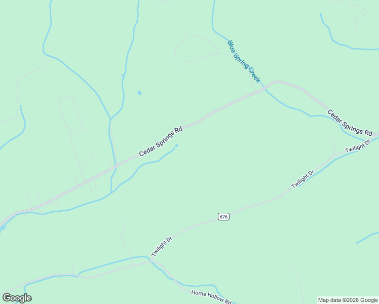 map of restaurants, bars, coffee shops, grocery stores, and more near 636 Cedar Springs Road in Sugar Grove