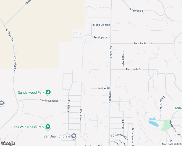 map of restaurants, bars, coffee shops, grocery stores, and more near 5301 Rinconada Street in Farmington