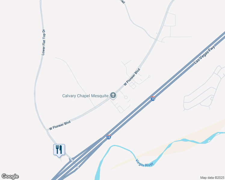 map of restaurants, bars, coffee shops, grocery stores, and more near 711 William Shockley Way in Mesquite