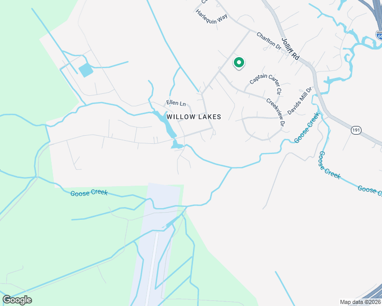 map of restaurants, bars, coffee shops, grocery stores, and more near 1208 Willow Lakes Court in Chesapeake
