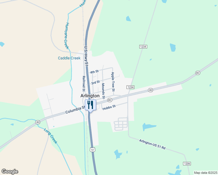 map of restaurants, bars, coffee shops, grocery stores, and more near 3rd Street in Arlington