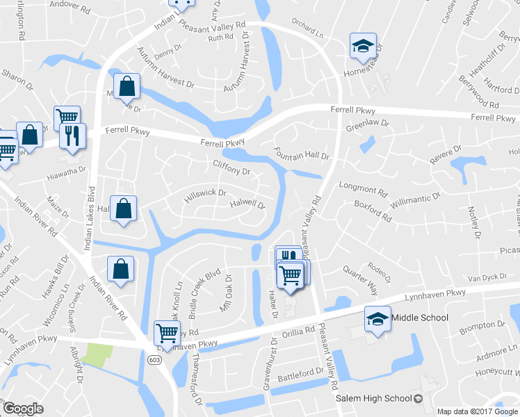 map of restaurants, bars, coffee shops, grocery stores, and more near 4885 Halwell Drive in Virginia Beach