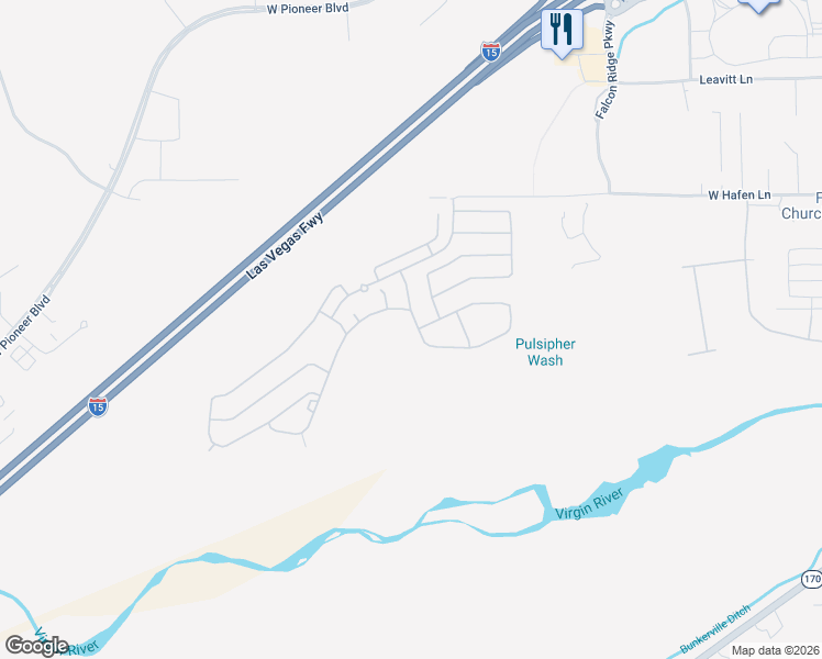 map of restaurants, bars, coffee shops, grocery stores, and more near 654 Del Lago Drive in Mesquite