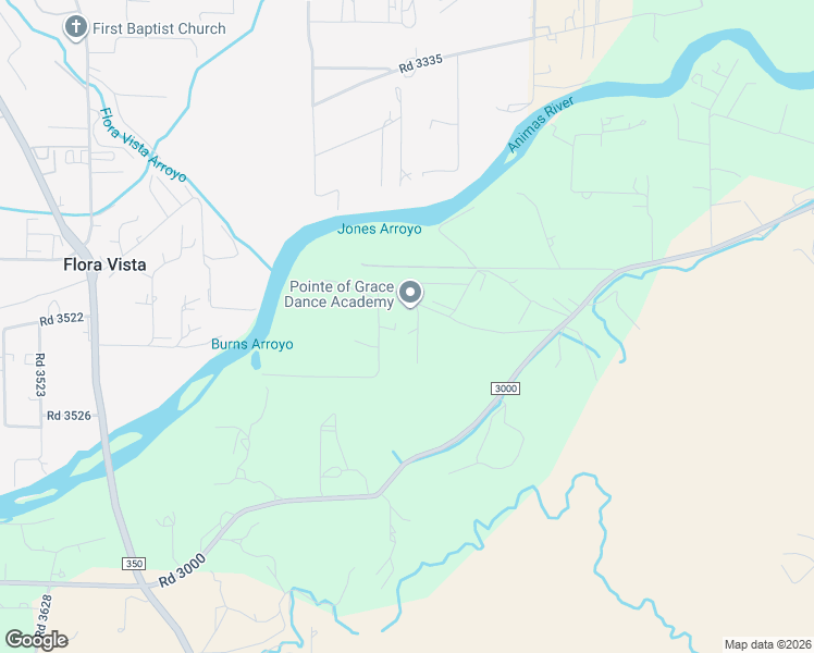 map of restaurants, bars, coffee shops, grocery stores, and more near 33 Road 3312 in Aztec