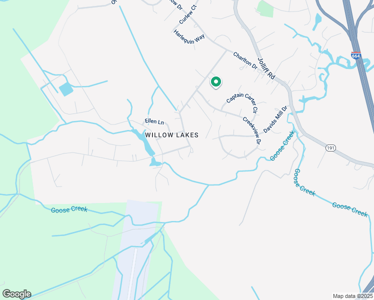 map of restaurants, bars, coffee shops, grocery stores, and more near 5201 Willow Lake Road in Chesapeake