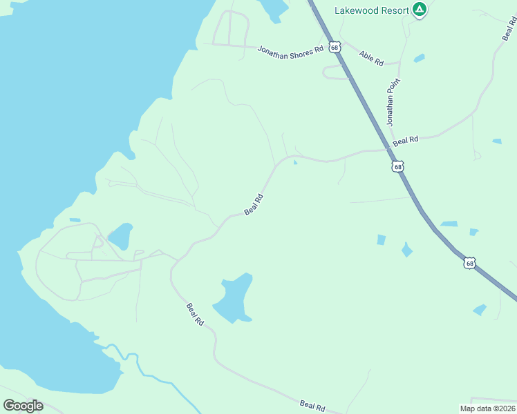 map of restaurants, bars, coffee shops, grocery stores, and more near 3400 Beal Road in Hardin