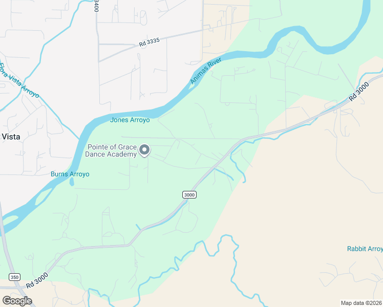 map of restaurants, bars, coffee shops, grocery stores, and more near 10 Road 3307 in Aztec