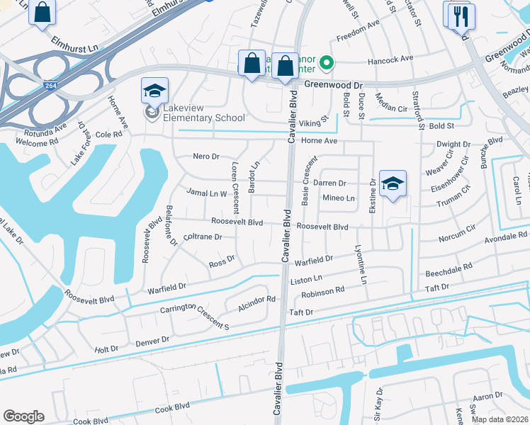 map of restaurants, bars, coffee shops, grocery stores, and more near 8 Jamal Court in Portsmouth