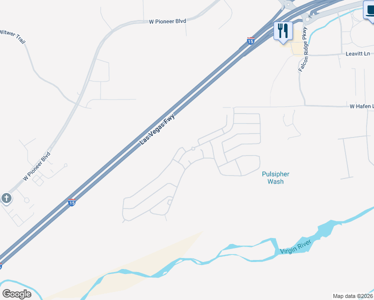 map of restaurants, bars, coffee shops, grocery stores, and more near 1325 Harbour Drive in Mesquite