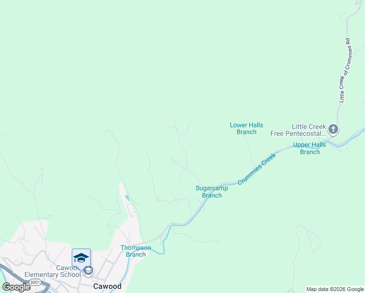map of restaurants, bars, coffee shops, grocery stores, and more near 169 Sugar Camp Road in Cawood