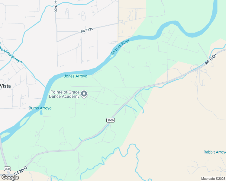 map of restaurants, bars, coffee shops, grocery stores, and more near 10 Road 3307 in Aztec