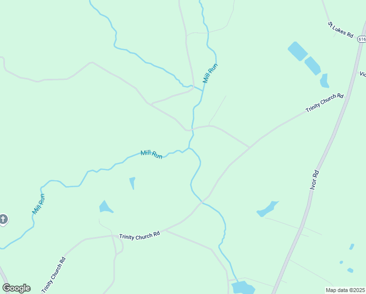 map of restaurants, bars, coffee shops, grocery stores, and more near 26609 Trinity Church Road in Courtland