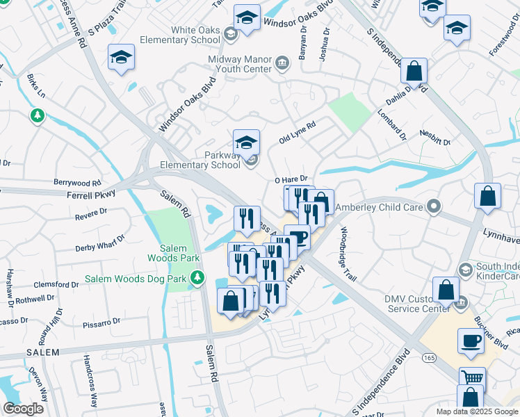 map of restaurants, bars, coffee shops, grocery stores, and more near 4223 Macarthur Road in Virginia Beach