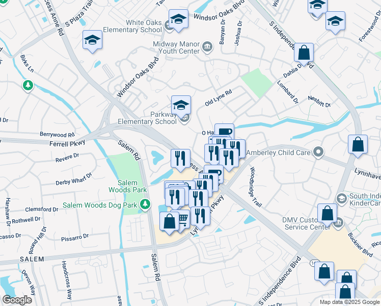 map of restaurants, bars, coffee shops, grocery stores, and more near 4223 Macarthur Road in Virginia Beach