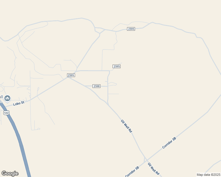 map of restaurants, bars, coffee shops, grocery stores, and more near 48 County Road 2598 in Aztec