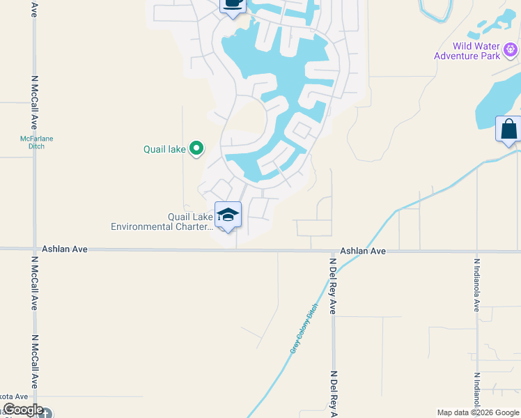 map of restaurants, bars, coffee shops, grocery stores, and more near 4133 North Morro Bay in Clovis