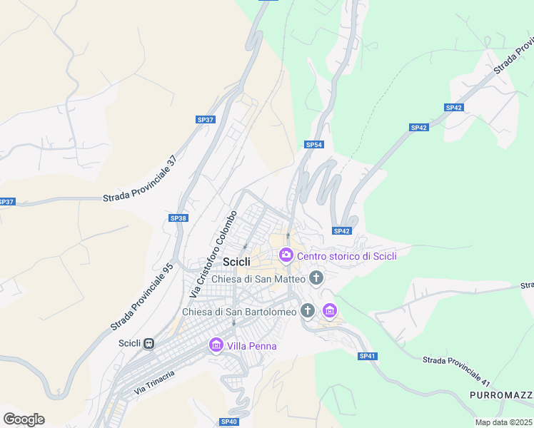map of restaurants, bars, coffee shops, grocery stores, and more near 214 Corso Umberto I in Scicli