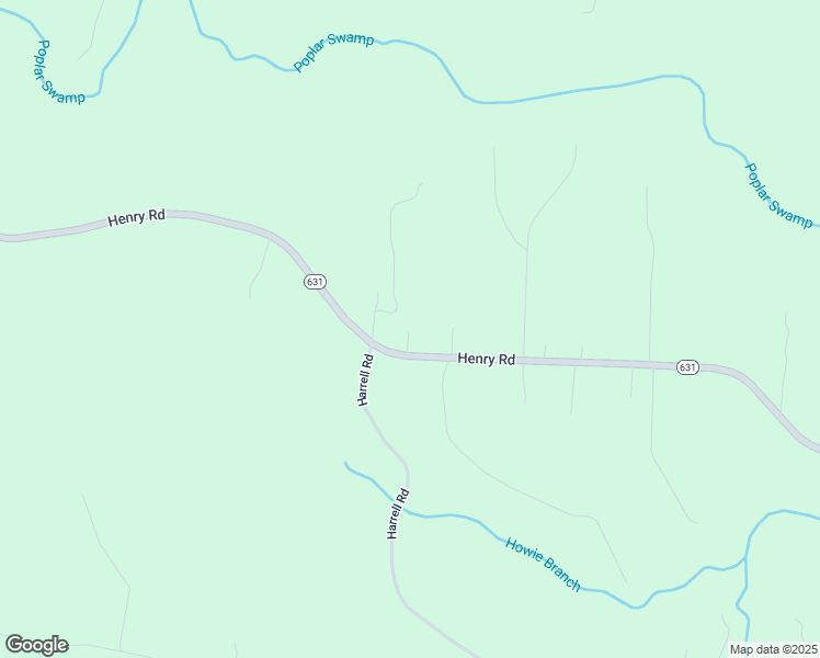map of restaurants, bars, coffee shops, grocery stores, and more near 11277 Henry Road in Jarratt