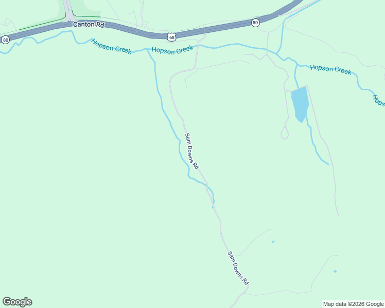 map of restaurants, bars, coffee shops, grocery stores, and more near 742 Sam Downs Road in Cadiz