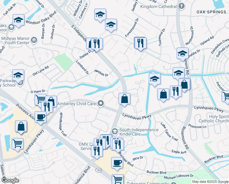 map of restaurants, bars, coffee shops, grocery stores, and more near 3936 Snug Harbor Drive in Virginia Beach