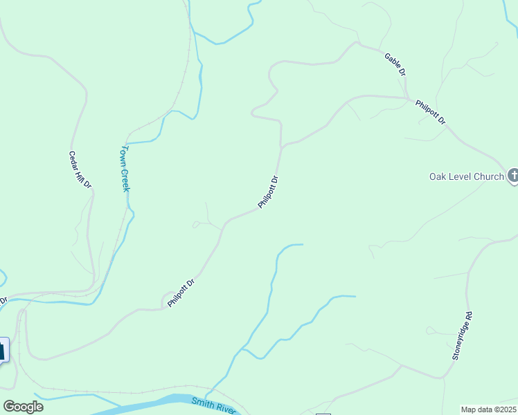 map of restaurants, bars, coffee shops, grocery stores, and more near Philpott Drive in Henry County