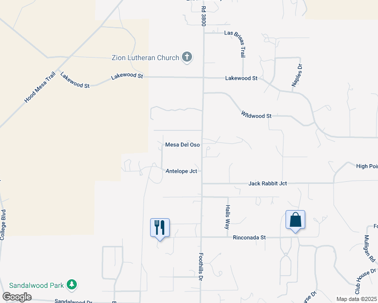 map of restaurants, bars, coffee shops, grocery stores, and more near 5500 Mesa Del Oso in Farmington