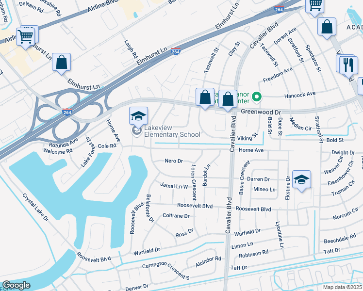 map of restaurants, bars, coffee shops, grocery stores, and more near 200 Wynn Street in Portsmouth