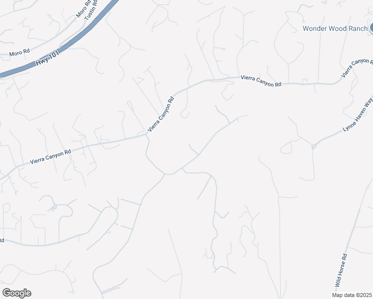 map of restaurants, bars, coffee shops, grocery stores, and more near 19225 Reavis Way in Salinas