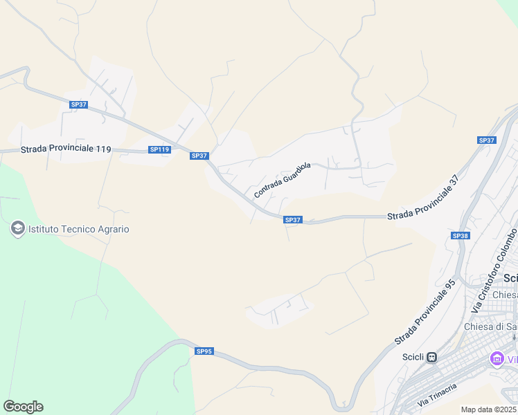 map of restaurants, bars, coffee shops, grocery stores, and more near 53 Strada Provinciale 37 in Scicli
