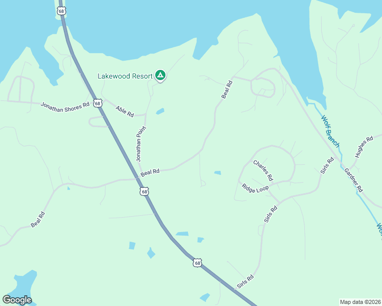 map of restaurants, bars, coffee shops, grocery stores, and more near 3901-4627 Beal Road in Benton